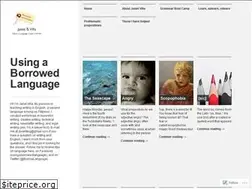 Sites similar to usingaborrowedlanguage.wordpress.com