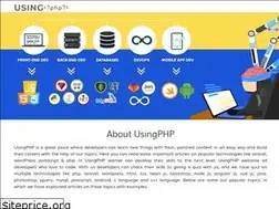 Sites similar to usingphp.com