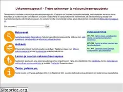 Sites similar to uskonnonvapaus.fi