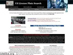 Sites similar to uslicenseplatesearch.com