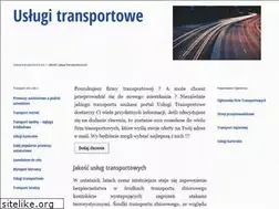 Sites similar to uslugi-transportowe.biz