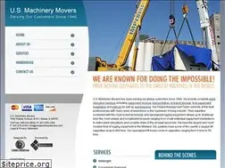 Sites similar to usmachinerymovers.com