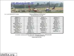 Sites similar to usminiaturegolf.com
