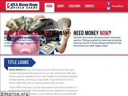 Sites similar to usmoneytitleloan.com