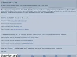Sites similar to uspeoplesearch.com