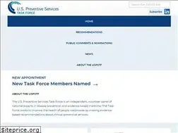 Sites similar to uspreventiveservicestaskforce.org