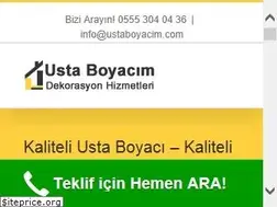 Sites similar to ustaboyacim.com