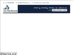 Sites similar to ustitlerecords.com