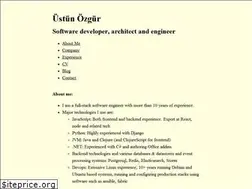Sites similar to ustunozgur.com