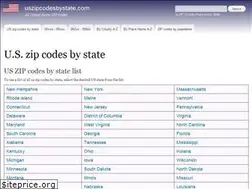 Sites similar to uszipcodesbystate.com