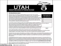Sites similar to utahmesotheliomaattorneys.com