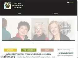 Sites similar to utahwomensforum.org