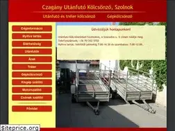 Sites similar to utanfutokolcsonzo-szolnok.hu