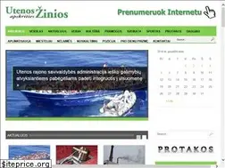 Sites similar to utenoszinios.lt