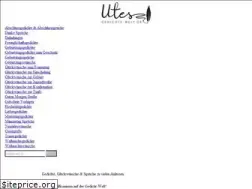 Sites similar to utes-gedichte-welt.de