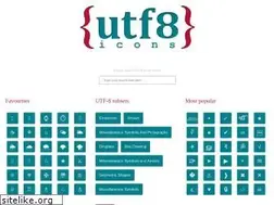Sites similar to utf8icons.com