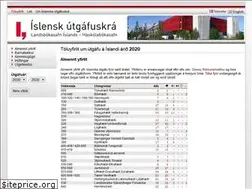 Sites similar to utgafuskra.is