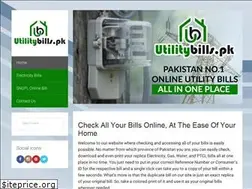 Sites similar to utilitybills.pk