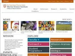 Sites similar to utmsi.utexas.edu