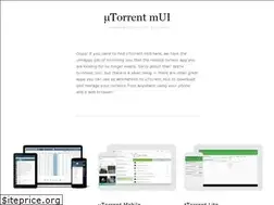 Sites similar to utorrentmui.com
