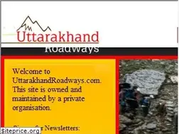 Sites similar to uttarakhandroadways.com