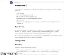 Sites similar to utteranc.es