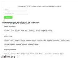 Sites similar to utvonalterv.net