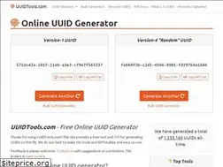 Sites similar to uuidtools.com