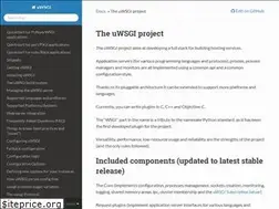 Sites similar to uwsgi-docs-additions.readthedocs.io