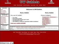 Sites similar to uwsublets.com