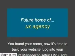 Sites similar to ux.agency