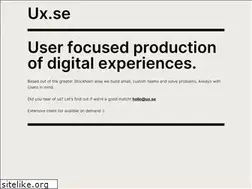 Sites similar to ux.se