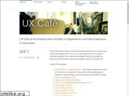Sites similar to uxcafe.de