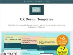 Sites similar to uxdesigntemplates.com