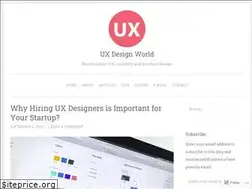 Sites similar to uxdworld.com