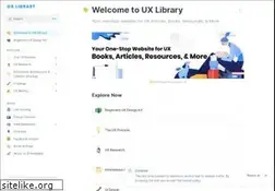 Sites similar to uxlibrary.org