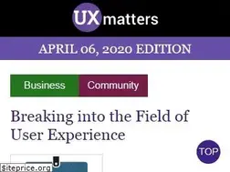 Sites similar to uxmatters.com