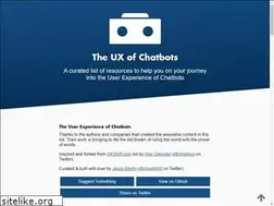 Sites similar to uxofchatbots.com