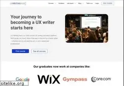Sites similar to uxwritinghub.com