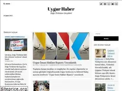 Sites similar to uygurhaber.com