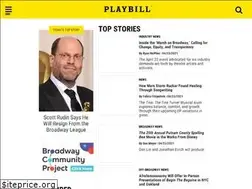 Sites similar to v.playbill.com
