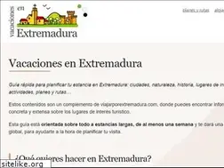 Sites similar to vacaciones-extremadura.es