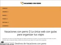 Sites similar to vacacionesconperro.es