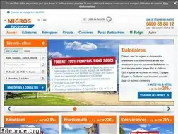 Sites similar to vacances-migros.ch
