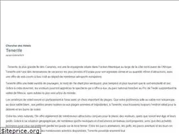 Sites similar to vacancestenerife.fr