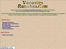 Sites similar to vacationranches.com