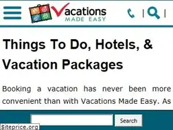 Sites similar to vacationsmadeeasy.com