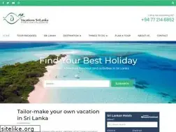 Sites similar to vacationssrilanka.com