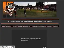 Sites similar to vacavillefootball.com