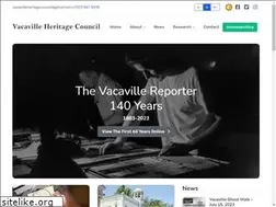 Sites similar to vacavilleheritagecouncil.org